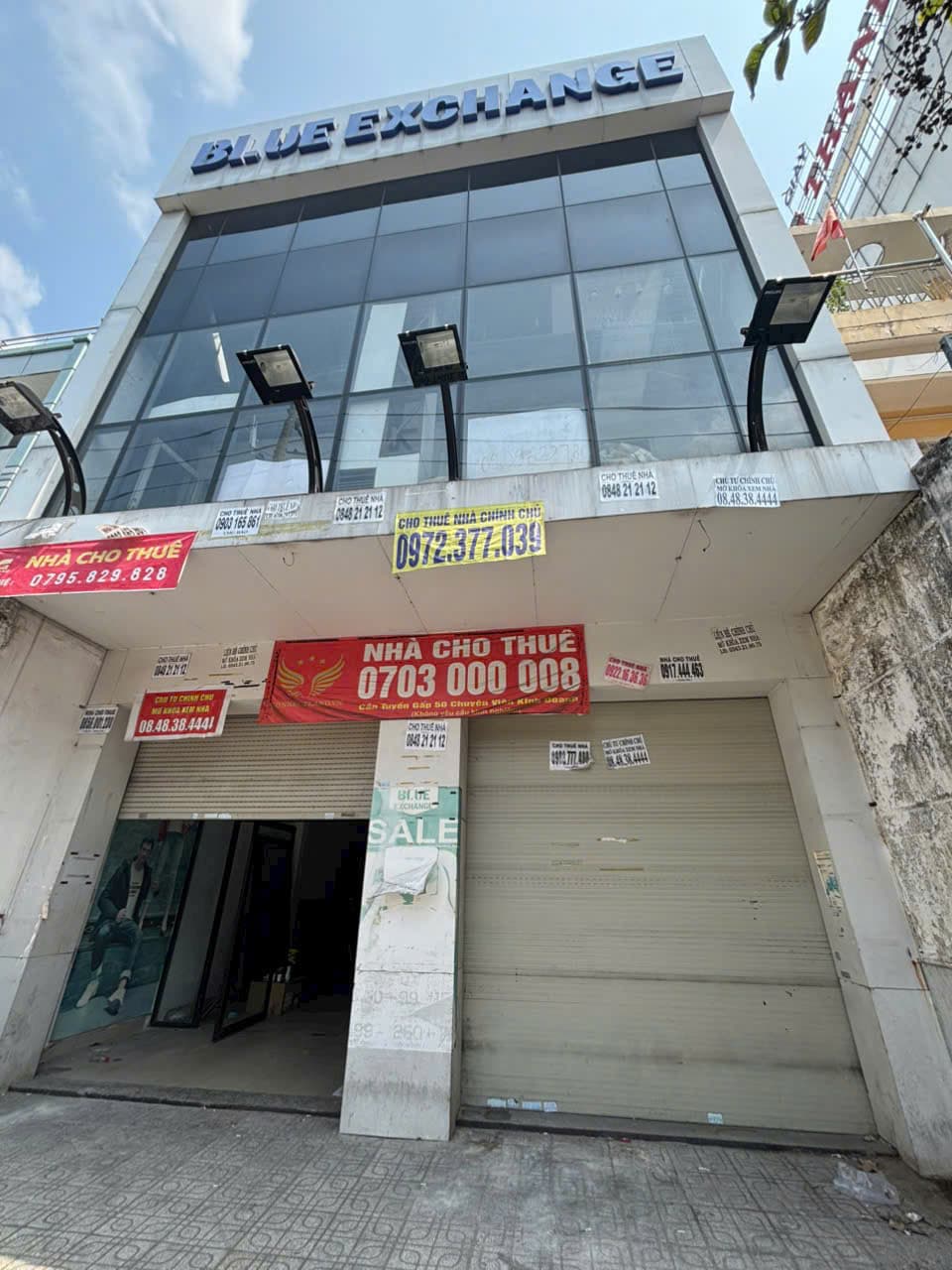 mặt bằng trước khi thi công