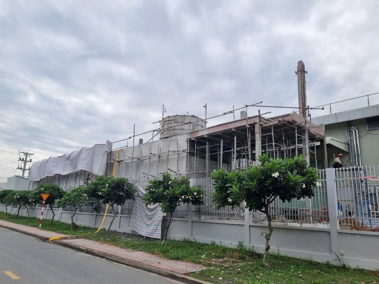 Thi công bể nước thải Công ty TNHH Chế biến Thực phẩm OLAM Việt Nam